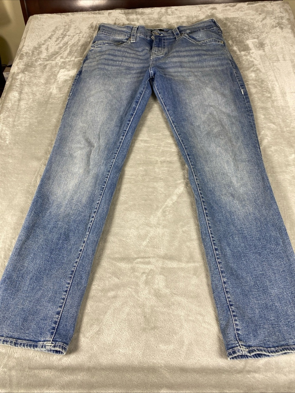 True Religion Ricky Relaxed‎ Straight Jeans Men’s 34X32 Blue Light Wash - Picture 5 of 9